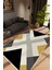 Salon Halısı Modern Geometrik Kahverengi Kaydırmaz Kesme Yıkanabilir Ince Halı Tüysüz Kilim 1