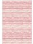 Modern Eskitme Pembe Beyaz Kaydırmaz Kesme Yıkanabilir Ince Halı 2