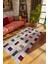 Modern Patchwork Karışık Renkli Dijital Baskı Halı Kaydırmaz Ince Yıkanabilir 1