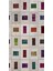 Modern Patchwork Karışık Renkli Dijital Baskı Halı Kaydırmaz Ince Yıkanabilir 2