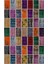 Modern Patchwork Karışık Renkli Dijital Baskı Halı Kaydırmaz Ince Yıkanabilir 2