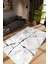 Salon Halısı Taş Mermer Modern Gri Kaydırmaz Kesme Yıkanabilir Ince Halı Tüysüz Kilim 1