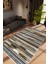 Salon Halısı Modern Retro Gri Kaydırmaz Kesme Yıkanabilir Ince Halı Tüysüz Kilim 1
