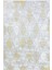 Salon Halısı Modern Eskitme Baklava Desen Gri Sarı Kaydırmaz Yıkanabilir Ince Halı Tüysüz Kilim 2