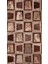 Modern Patchwork Kahverengi Dijital Baskı Halı Kaydırmaz Ince Yıkanabilir 2