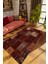 Modern Patchwork Kahverengi Dijital Baskı Halı Kaydırmaz Ince Yıkanabilir 1