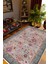 Kilim Desenli Otantik Eskitme Mavi Kaydırmaz Kesme Yıkanabilir Ince Halı 1
