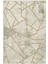Salon Halısı Modern Geometrik Kahverengi Gri Kaydırmaz Kesme Yıkanabilir Ince Halı Tüysüz Kilim 2