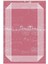 Salon Halısı Modern Geometrik Pembe Kaydırmaz Kesme Yıkanabilir Ince Halı Tüysüz Kilim 2