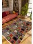 Modern Patchwork Kahverengi Kaydırmaz Kesme Yıkanabilir Ince Halı 1