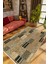 Eskitme Patchwork Kahverengi Krem Kaydırmaz Kesme Yıkanabilir Ince Halı 1