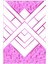 Modern Geometrik Metalik Pembe Beyaz Kaydırmaz Kesme Yıkanabilir Ince Halı 2