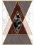 Modern Geometrik Altın Gold Gri Kaydırmaz Kesme Yıkanabilir Ince Halı 2