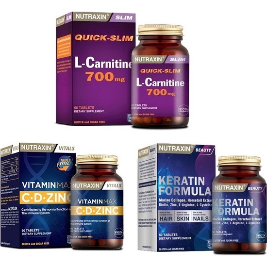LCarnitine 700 Mg 60 Tablet + Vitamin Max (C,d,zinc) 60 Fiyatı