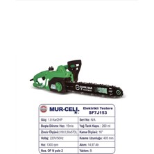 Schutzenger Profesyonel Dark Green 1800 Watt 2 Hp Elektrikli Ağaç Hızar Odun Kesme Makinası Schut-Odun