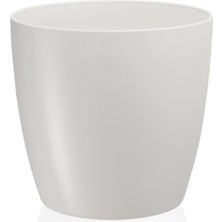 Ucuz Marketim Ucuzzavm Yakut Çiçek Saksısı Beyaz 22 Litre