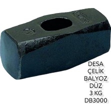 Komodo Desa Çelik Balyoz 3kg - Düz