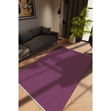 10 Post Online Modern Mor Dijital Baskı Halı Kaydırmaz Ince Yıkanabilir