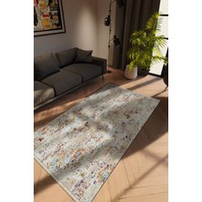 10 Post Online Modern Karışık Renkli Dijital Baskı Halı Kaydırmaz Ince Yıkanabilir