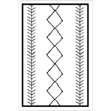 Salon Halısı Otantik Eskitme Beyaz Kaydırmaz Kesme Yıkanabilir Ince Halı Tüysüz Kilim