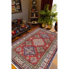 10 Post Online Salon Halısı Otantik Eskitme Kahverengi Kaydırmaz Kesme Yıkanabilir Ince Halı Tüysüz Kilim