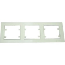 Makel Üçlü Çerçeve Krem Karea (56010703) 5'li Paket