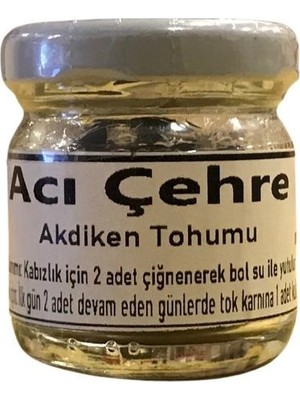 Çeçen Baharat Acı Çehre Tohumu (Akdiken Tohumu) Cam Kavanoz 14 gr