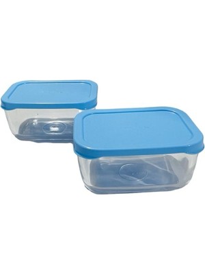 Paşabahçe Snowbox 2'li Saklama Kabı Kapaklı 53733