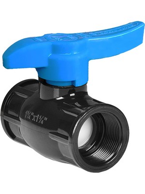 Özbalban Bahçe Sulama Kaplin Tam Geçişli 1 x 1  Plastik Küreli  Küresel Vana