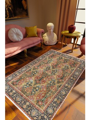 10 Post Online Eskitme Klasik Bordo Kaydırmaz Kesme Yıkanabilir Ince Halı