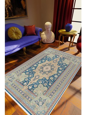 10 Post Online Salon Halısı Eskitme Gri Mavi Bej Bordo Kaydırmaz Kesme Yıkanabilir Ince Halı Tüysüz Kilim