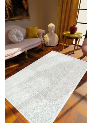 10 Post Online Salon Halısı Klasik Eskitme Gri Turkuaz Kaydırmaz Kesme Yıkanabilir Ince Halı Tüysüz Kilim