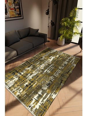 10 Post Online Modern Karışık Renkli Dijital Baskı Halı Kaydırmaz Ince Yıkanabilir