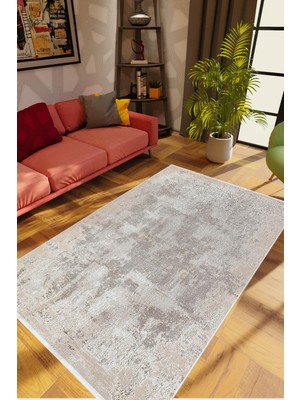 10 Post Online Salon Halısı Doku Eskitme Bej Gri Krem Kaydırmaz Kesme Yıkanabilir Ince Halı Tüysüz Kilim