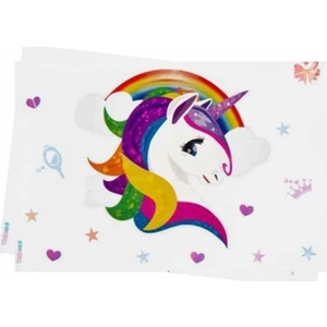 My Party Ready Unicorn Konsept Doğum Günü Plastik Masa Örtüsü 120 x 180 cm