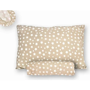 Lastikli Çarşaf ve Yastık Kılıfı Yıldız Desenli