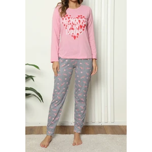 Lady Secret Pembe Kadın Pijama Takımı Pamuklu