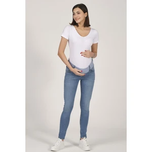 Hamile Skinny Jeans Açık Mavi