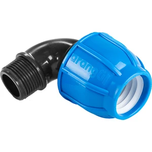 Bahçe Sulama Kaplin  25 x  3/4 mm Dıştan Dişli Dirsek (Erkek Dirsek)