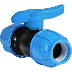 Bahçe Sulama Kaplin Tam Geçişli Pp  50 x 50  Çıkışlı Küresel Vana