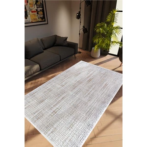 10 Post Online Salon Halısı Modern Eskitme Gri Vizon Kaydırmaz Kesme Yıkanabilir Ince Halı Tüysüz Kilim