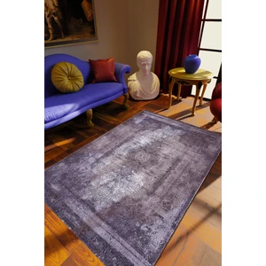 Klasik Eskitme Anstrasit Dijital Baskı Halı Kaydırmaz Ince Yıkanabilir