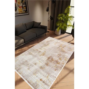 Salon Halısı Doku Eskitme Kahverengi Kaydırmaz Kesme Yıkanabilir Ince Halı Tüysüz Kilim