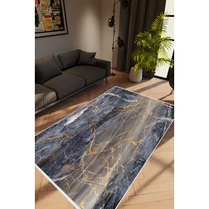 10 Post Online Salon Halısı Taş Mermer Modern Gri Siyah Altın Kaydırmaz Kesme Yıkanabilir Ince Halı Tüysüz Kilim
