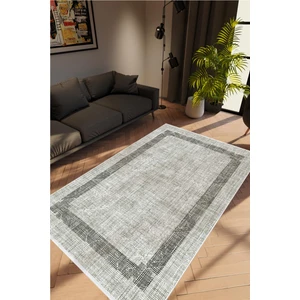 10 Post Online Salon Halısı Doku Eskitme Gri Kaydırmaz Kesme Yıkanabilir Ince Halı Tüysüz Kilim