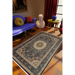 10 Post Online Salon Halısı Klasik Eskitme Kahverengi Kaydırmaz Kesme Yıkanabilir Ince Halı Tüysüz Kilim