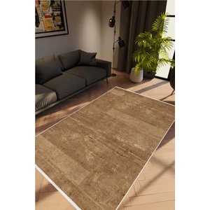 10 Post Online Salon Halısı Modern Eskitme Kahverengi Kaydırmaz Kesme Yıkanabilir Ince Halı Tüysüz Kilim