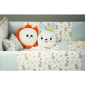 Kista Baby Park Yatak Bebek Uyku Seti Nevresim Takımı 70x110 Bunny Mavi
