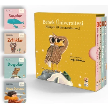 Bebek Üniversitesi Seti 2: Hikayeli İlk Kavramlarım (4 Kitap Takım) - Çağrı