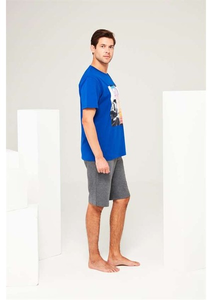 3659 Erkek T-Shirt Şort Takımı